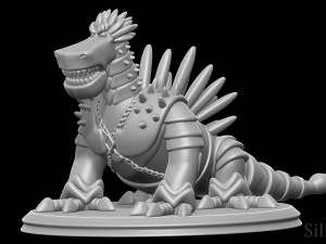 Sorrel Ben Firedrake and Nettlebrand - Dragon Rider 3D Baskı Modeli