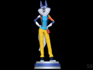 波莎水晶 - 歌唱 2 3D 打印模型