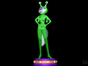 Porsha Crystal Alien Suit - Sing 2 3D-printmodel