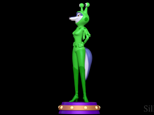 Porsha Crystal Alien Suit - Sing 2 3D-printmodel