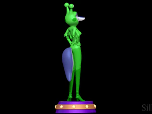 Porsha Crystal Alien Suit - Sing 2 3D Print Model