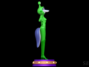 Porsha Crystal Alien Suit - Sing 2 3D-printmodel
