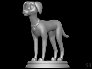 Perdita - 101 Dalmatians 3D Print Model in Animals 386819 | 3DExport