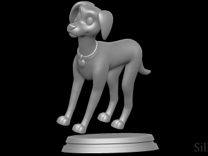 Pongo - 101 Dalmatians 3D 프린트 모델