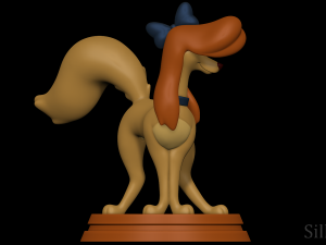Dixie Shaking Her Butt - The Fox and The Hound 2 Model Cetak 3D