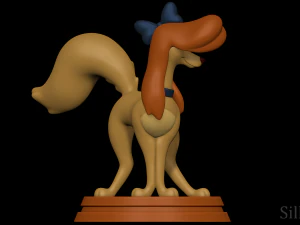 Dixie Shaking Her Butt - The Fox and The Hound 2 3D Print Model