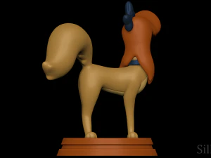 Dixie Shaking Her Butt - The Fox and The Hound 2 3D Print Model