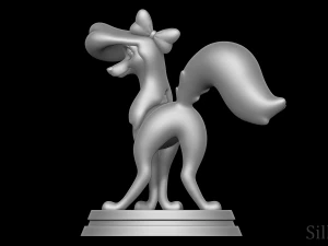 Dixie Shaking Her Butt - The Fox and The Hound 2 3D Print Model