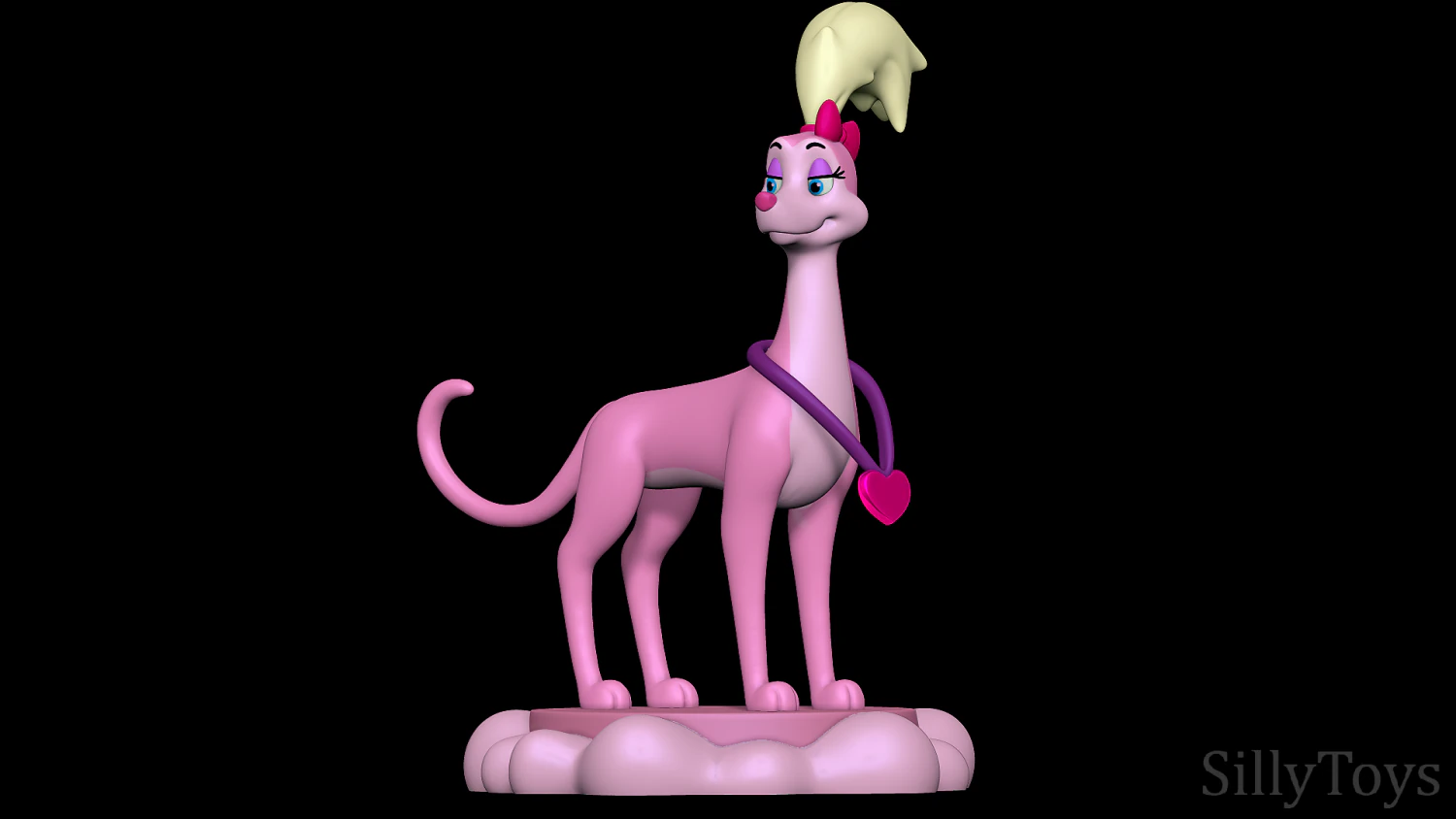 Annabelle - All Dogs Go To Heaven 3D Print Model .c4d .max .obj .3ds .fbx .stl .blend