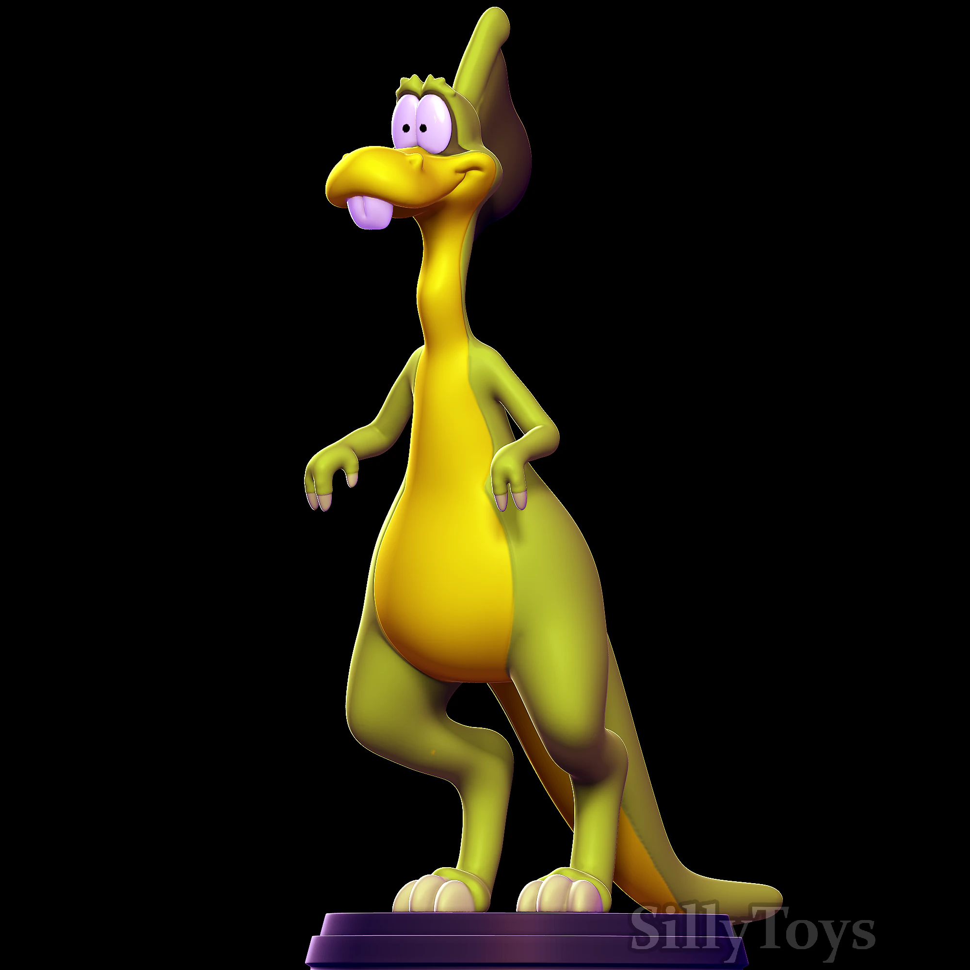 Dweeb - Were Back a Dinosaurs Story 3D Print Model .c4d .max .obj .3ds .fbx .stl .blend 