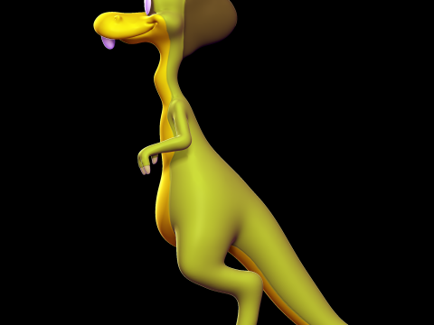 Dweeb - Were Back a Dinosaurs Story 3D Принт Модель
