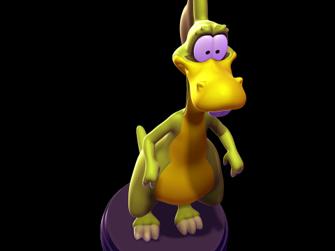 Dweeb - Were Back a Dinosaurs Story 3D Принт Модель