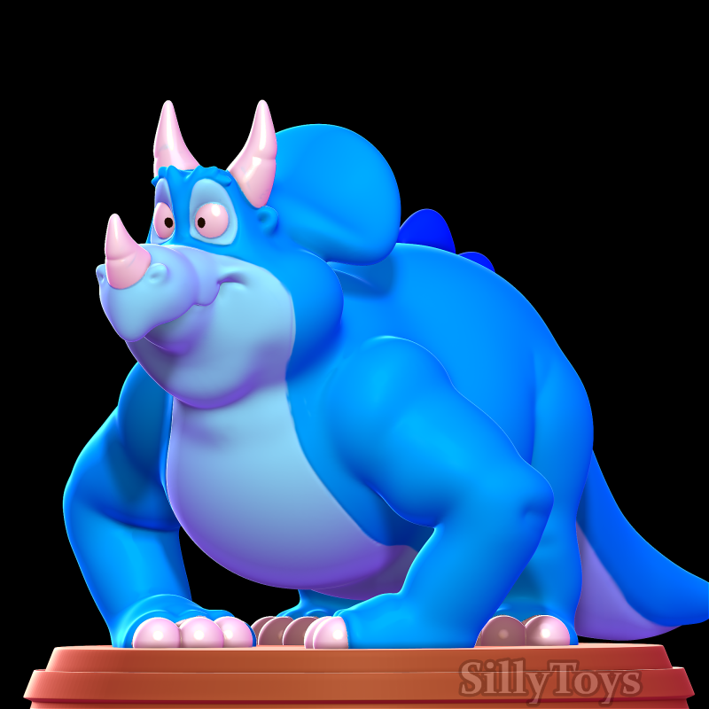 Woog - Were Back a Dinosaurs Story 3Dプリントモデル .c4d .max .obj .3ds .fbx .stl .blend 