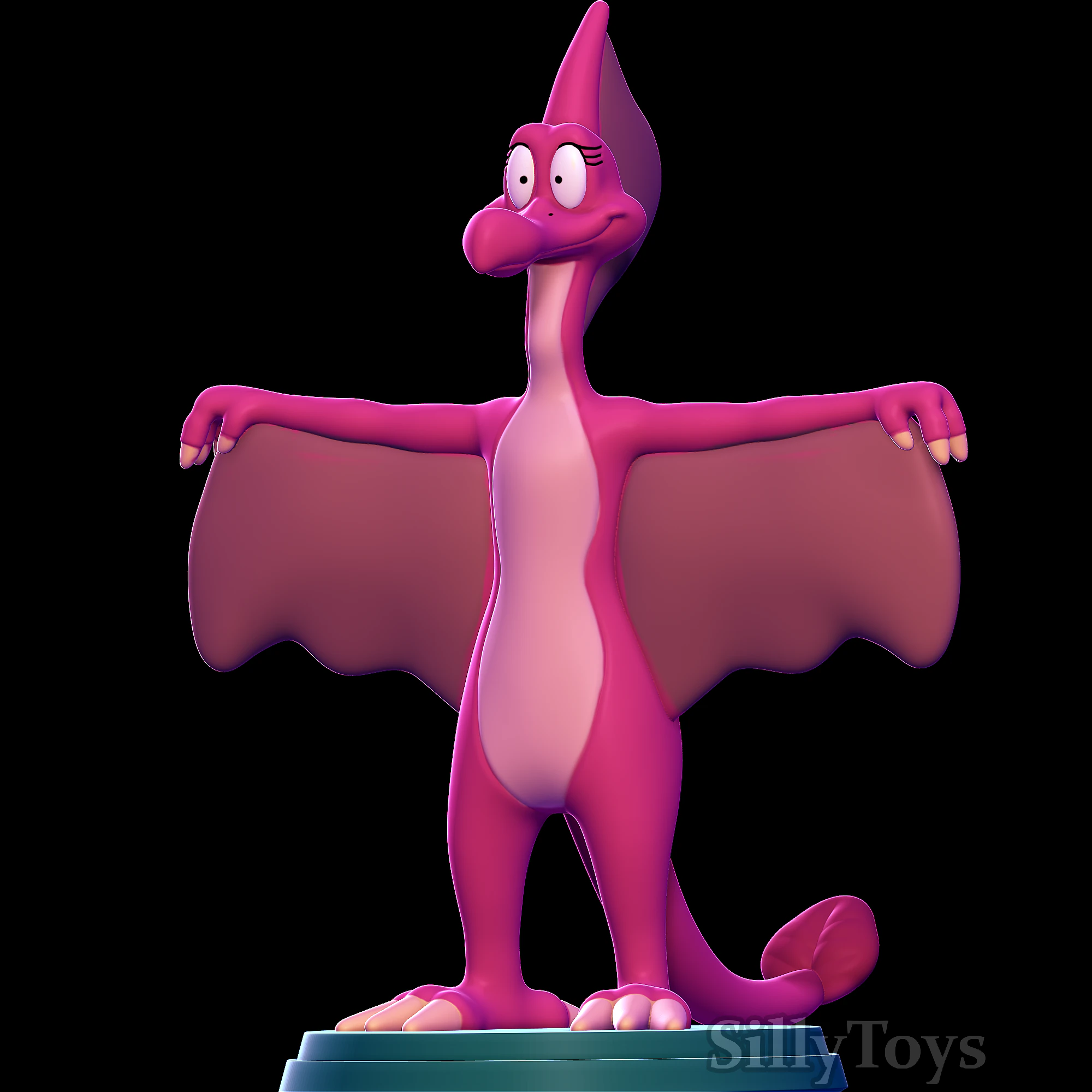 Elsa - Were Back a Dinosaurs Story 3D Print Model .c4d .max .obj .3ds .fbx .stl .blend 