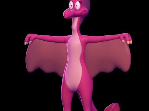 Elsa - Were Back a Dinosaurs Story 3D Print Model