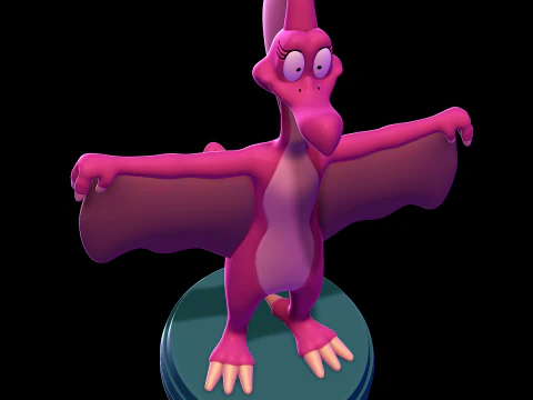 Elsa - Were Back a Dinosaurs Story 3D Print Model