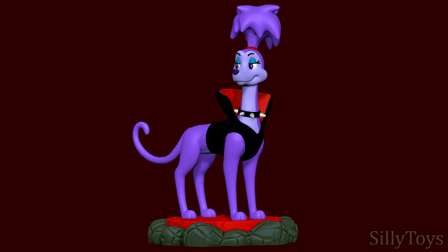 Belladonna - All Dogs Go To Heaven Modèles 3D en vedette .c4d .max .obj .3ds .fbx .stl .blend 