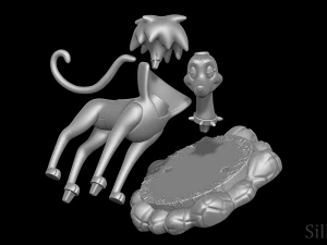 Annabelle and Belladonna - All Dogs Go To Heaven 3D Print Model