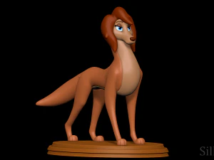 Sasha La Fleur - Wszystkie psy idą do nieba 2 Model do druku 3D