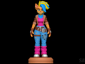 Tawna Bandicoot &ndash; Crash Bandicoot 4 Najwyższy czas Model do druku 3D