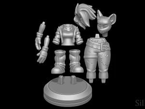 Tawna Bandicoot - Crash Bandicoot 4 Era ora Modello di stampa 3D