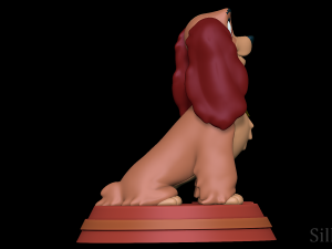 Lady - Lady and the Tramp Model do druku 3D