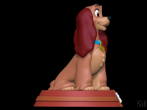 Lady - Lady and the Tramp Model do druku 3D