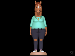 Hollyhock Manheim-Mannheim-Guerrero-Robinson-Zilberschlag-Hsung-Fonzerelli-McQuack - Bojack Horseman 3D 打印模型