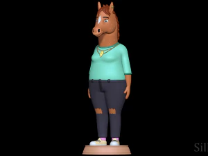 Stokroos Manheim-Mannheim-Guerrero-Robinson-Zilberschlag-Hsung-Fonzerelli-McQuack - Bojack Horseman 3D printmodel