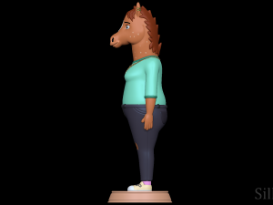 Hollyhock Manheim-Mannheim-Guerrero-Robinson-Zilberschlag-Hsung-Fonzerelli-McQuack - Bojack Horseman 3D 打印模型