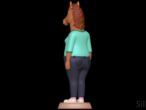 Hollyhock Manheim-Mannheim-Guerrero-Robinson-Zilberschlag-Hsung-Fonzerelli-McQuack - Bojack Horseman 3D 打印模型
