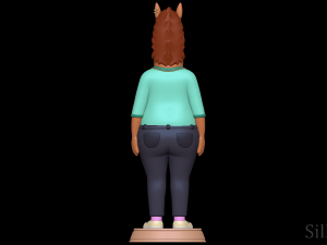 Hollyhock Manheim-Mannheim-Guerrero-Robinson-Zilberschlag-Hsung-Fonzerelli-McQuack - Bojack Horseman 3D 打印模型