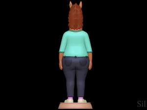 Hollyhock Manheim-Mannheim-Guerrero-Robinson-Zilberschlag-Hsung-Fonzerelli-McQuack - Bojack Horseman 3D Print Model