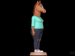 Hollyhock Manheim-Mannheim-Guerrero-Robinson-Zilberschlag-Hsung-Fonzerelli-McQuack - Bojack Horseman 3D Print Model