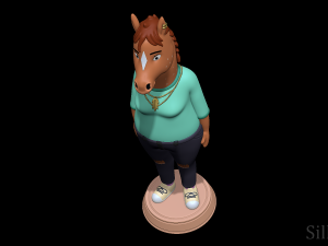 Hollyhock Manheim-Mannheim-Guerrero-Robinson-Zilberschlag-Hsung-Fonzerelli-McQuack - Bojack Horseman 3D 打印模型