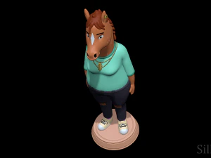 Hollyhock Manheim-Mannheim-Guerrero-Robinson-Zilberschlag-Hsung-Fonzerelli-McQuack - Bojack Horseman 3D Print Model