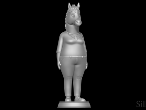Hollyhock Manheim-Mannheim-Guerrero-Robinson-Zilberschlag-Hsung-Fonzerelli-McQuack - Bojack Horseman 3D 打印模型