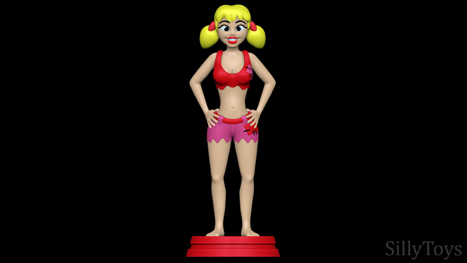 Sadie-Mae Scroggins - Scooby Doo 3D Print Model .c4d .max .obj .3ds .fbx .stl .blend 