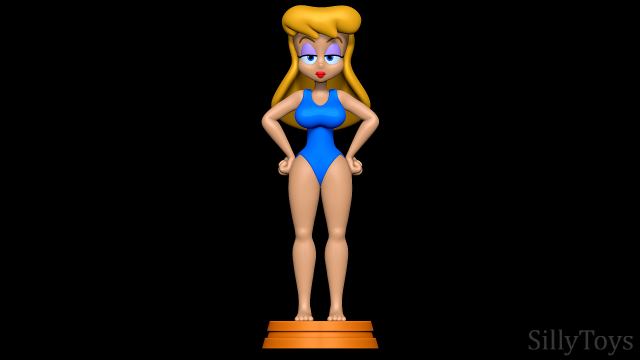 Hello Nurse Swimsuit - Animaniacs 3D प्रिंट मॉडल .c4d .max .obj .3ds .fbx .stl .blend