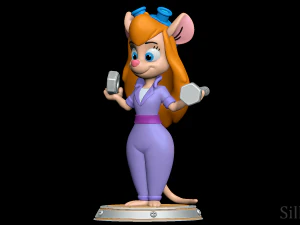 Gadget Hackwrench - Chip ve Dale 3D Baskı Modeli