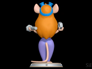 Gadget Hackwrench - Chip ve Dale 3D Baskı Modeli