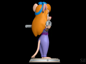 Gadget Hackwrench - Chip ve Dale 3D Baskı Modeli