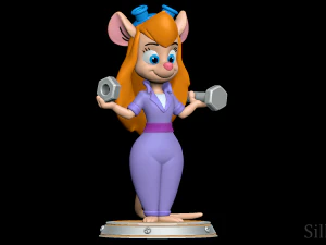 Gadget Hackwrench - Chip ve Dale 3D Baskı Modeli