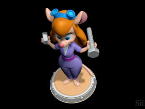 Gadget Hackwrench - Chip ve Dale 3D Baskı Modeli