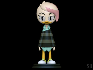 レナ・セイブリューイング - ダックテイルズ 3Dプリントモデル