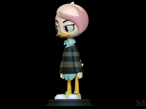 Lena Sabrewing - DuckTales Modèles 3D en vedette