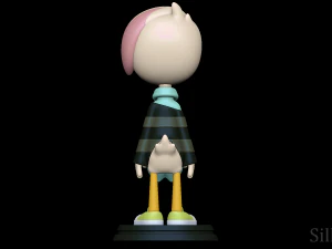 Lena Sabrewing - DuckTales 3D Print Model