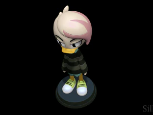 Lena Sabrewing - DuckTales 3D Print Model