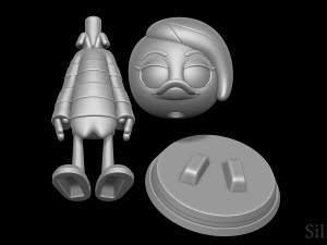 Lena Sabrewing - DuckTales 3D Print Model