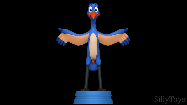 Whizzer - The Swan Princess 3D Baskı Modeli .c4d .max .obj .3ds .fbx .stl .blend 